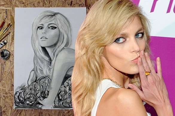 Portret Anji Rubik by Maffashion