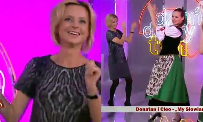Jolanta Pieńkowska tańczy w Dzień Dobry TVN