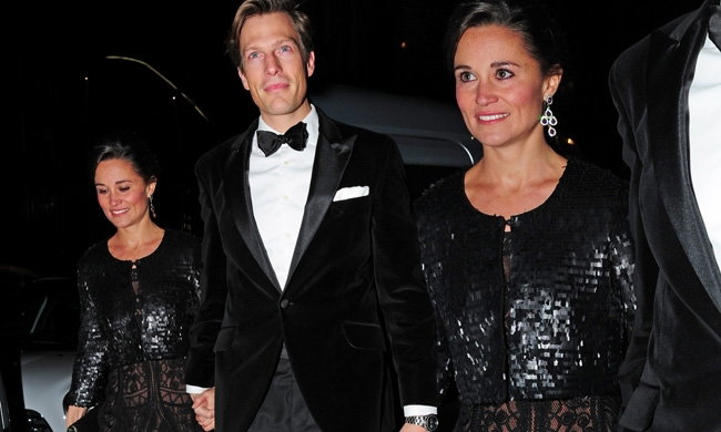 Pippa Middleton i Nico Jackson w drodze na The Sugarplum Ball