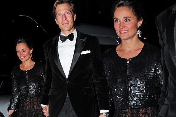 Pippa Middleton i Nico Jackson w drodze na The Sugarplum Ball