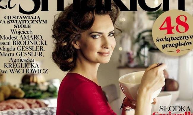 Agnieszka Maciąg na okłace świątecznego wydanie Vivy