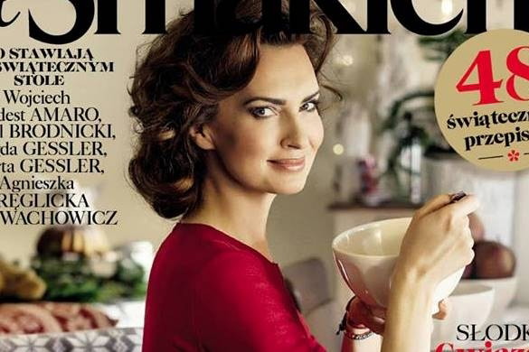 Agnieszka Maciąg na okłace świątecznego wydanie Vivy