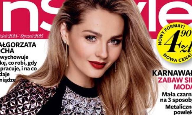 Małgorzata Socha na okładce InStyle