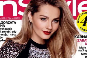 Małgorzata Socha na okładce InStyle