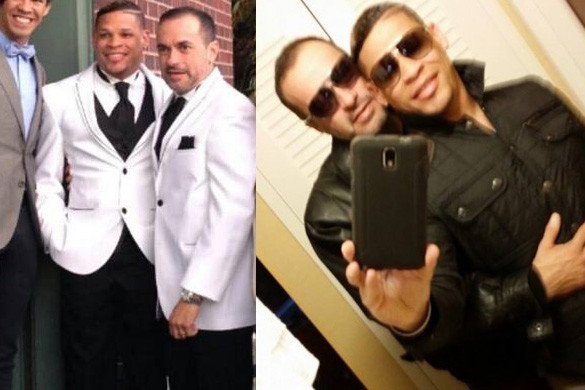 Bokser gej Orlando Cruz z mężem Jose Manuelem Colonem