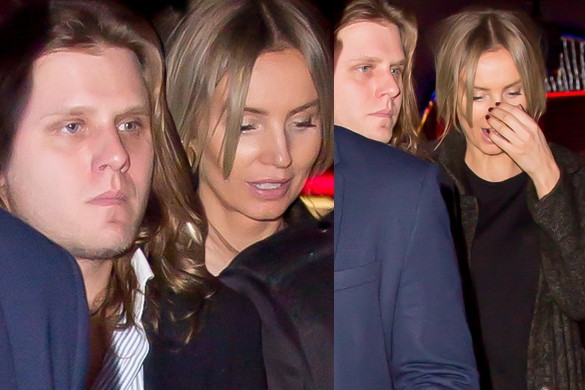 Agnieszka Szulim i Piotr Woźniak Starak na premierze Obywatela