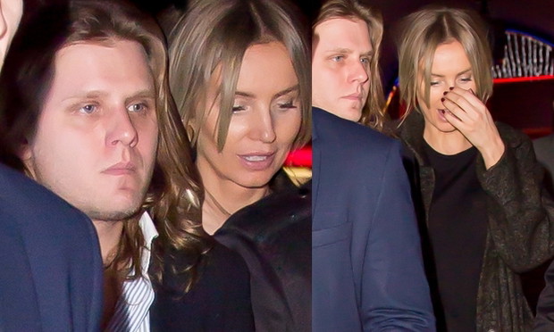 Agnieszka Szulim i Piotr Woźniak Starak na premierze Obywatela