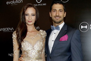 Rafał Maslak i Ada Sztajerowska na konferencji Miss i Mister International