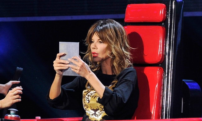 Edyta Górniak na planie The Voice of Poland