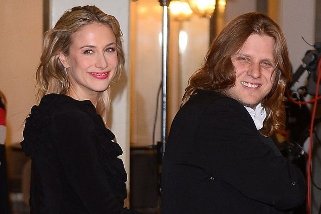 Natalia Klimas i Piotr Woźniak-Starak na premierze filmu "Wałęsa. Człowiek z nadziei"
