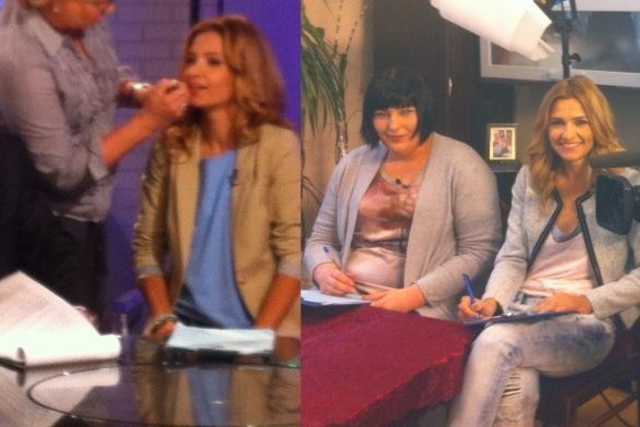 Joanna Koroniewska na planie programu "Pogotowie rachunkowe"