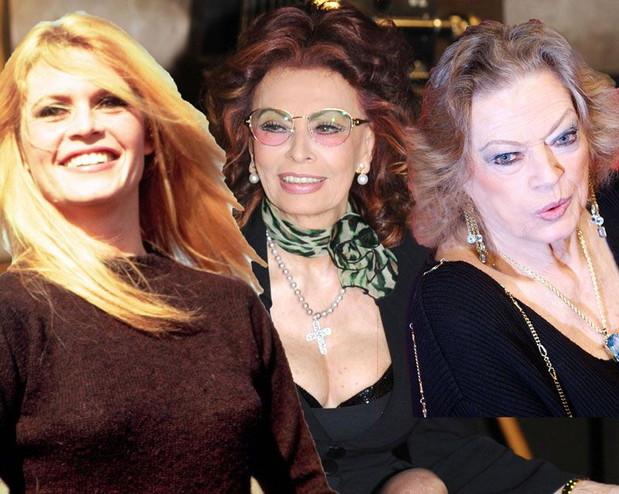 Sophia Loren, Anita Ekberg, Brigitte Bardot