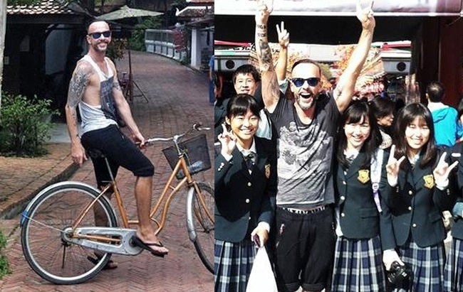 Nergal na wakacjach w Azji
