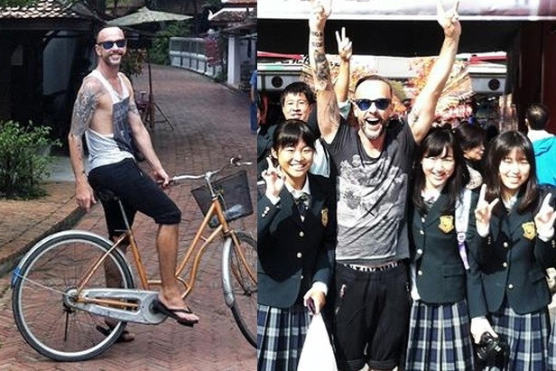 Nergal na wakacjach w Azji