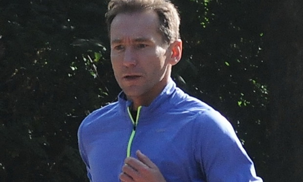 Piotr Kraśko podczas joggingu w Sopocie