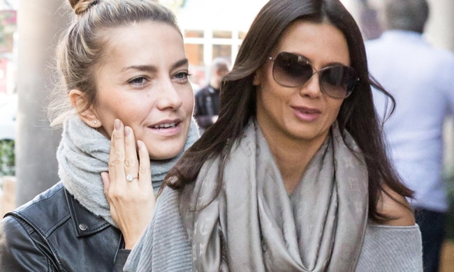 Kinga Rusin i Kamila Baar przed studiem Dzień Dobry TVN