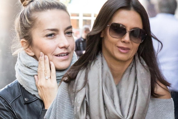 Kinga Rusin i Kamila Baar przed studiem Dzień Dobry TVN