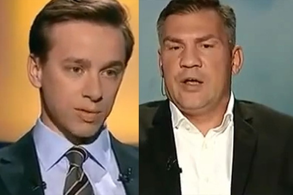 Dariusz Michalczewski i Krzysztof Bosak w programie Polsatu