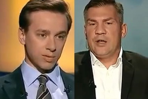 Dariusz Michalczewski i Krzysztof Bosak w programie Polsatu