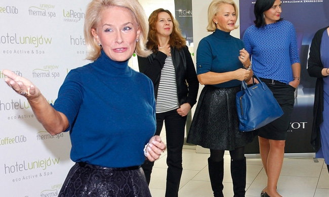 Dorota Soszyńska na premierze kosmetyków PAYOT TECHNI LISS