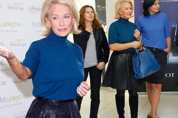Dorota Soszyńska na premierze kosmetyków PAYOT TECHNI LISS