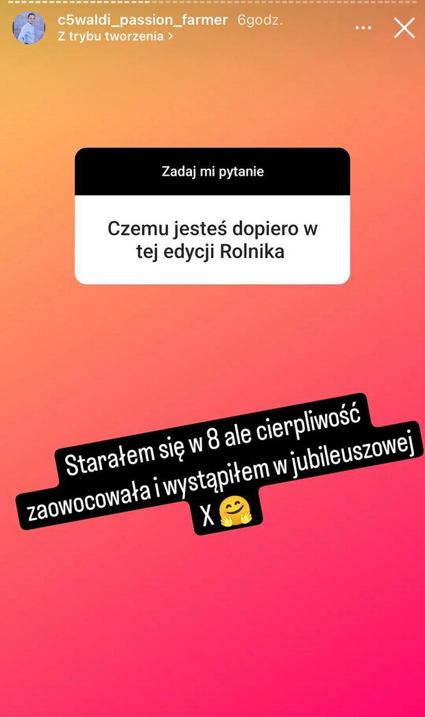 Waldemar o zarobkach w Rolnik szuka żony