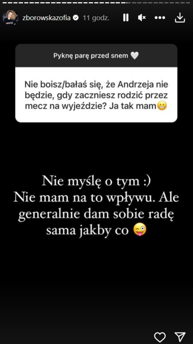 Zofia Zborowska o porodzie