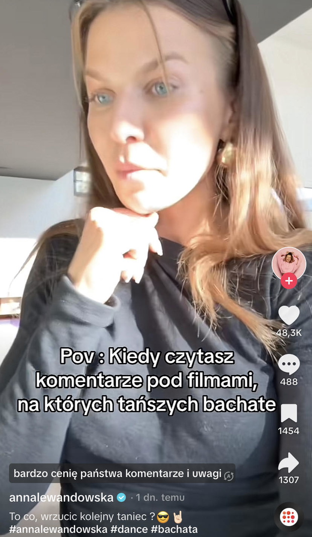 TikTok Ani Lewandowskiej