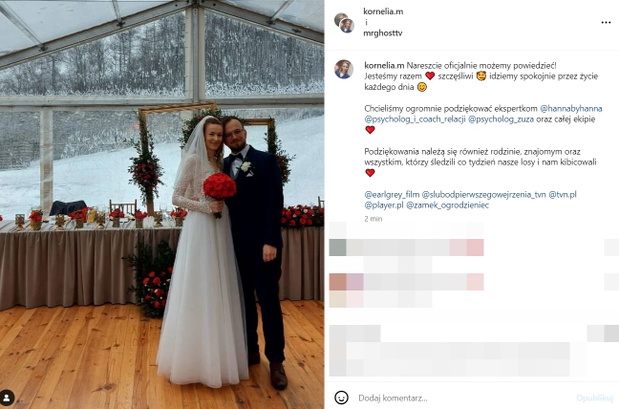 Kornelia i Marek ze Ślubu od pierwszego wejrzenia są razem po programie
