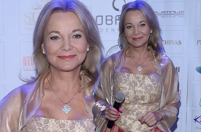 Laura Łącz na pokazie Niny Nowak