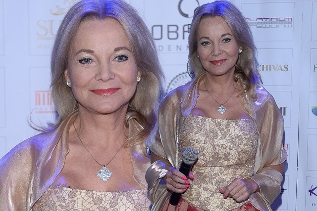 Laura Łącz na pokazie Niny Nowak