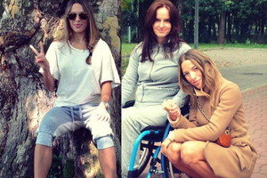 Ewa Chodakowska na spacerze z Beatą Jałochą