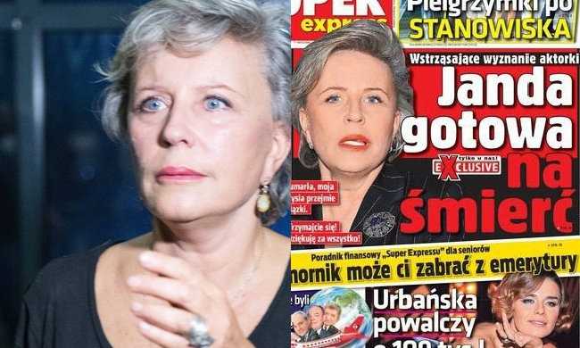 Krystyna Janda wkręciła Super Express