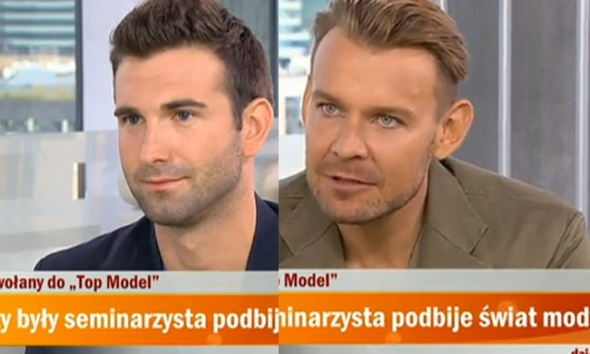 Niedoszły ksiądz w Top Model