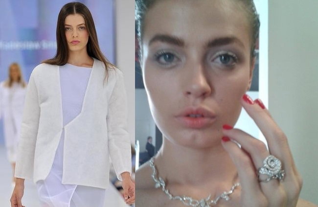 Renata Kurczab za kulisami pierwszej sesji dla Diora