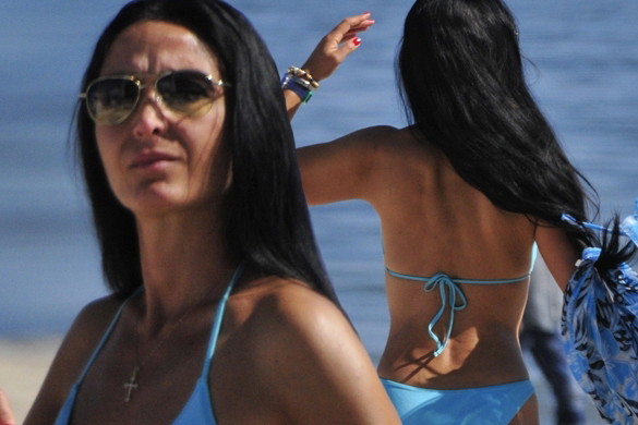 Alicja Walczak z Big Brothera na plaży w Sopocie