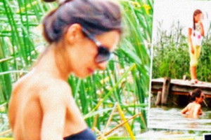 Wakacje Marty Kaczyńskiej z dziećmi. Marta Kaczyńska w bikini