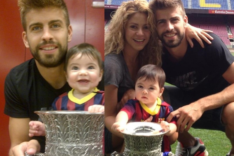Milan Pique syn Shakiry i Gerarda Pique