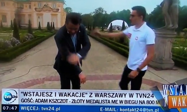 Wpadka Jarosława Kuźniara na wizji