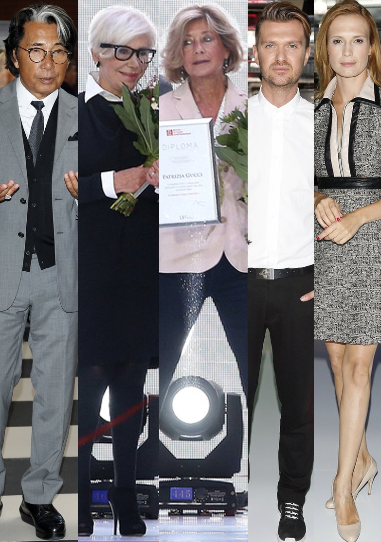 Kenzo Takada, Patrizia Gucci i Anna Fendi w Łodzi na otwarciu Ptak Fashion Center