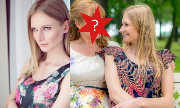Anna Piszczałka w sesji z mamą Aliną