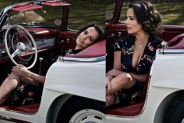 Anna Mucha reklamuje Mercedesa
