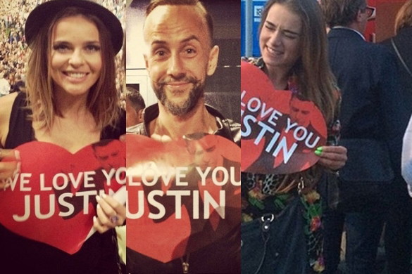 Gwiazdy na koncercie Justina Timberlake'a