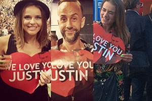Gwiazdy na koncercie Justina Timberlake'a