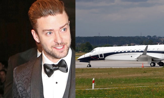 Samolot Justina Timberlake'a