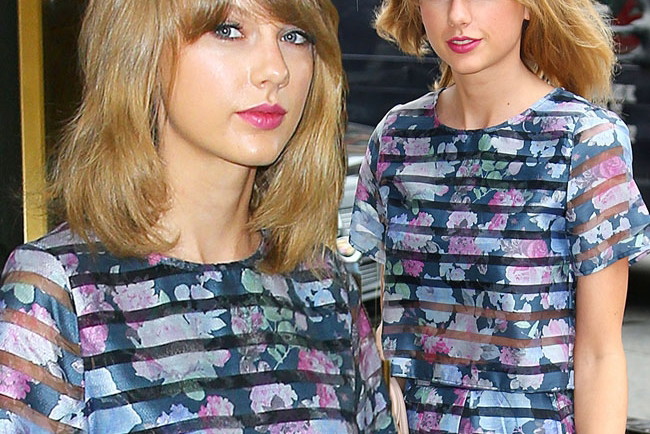 Taylor Swift w stylizacji z H&M