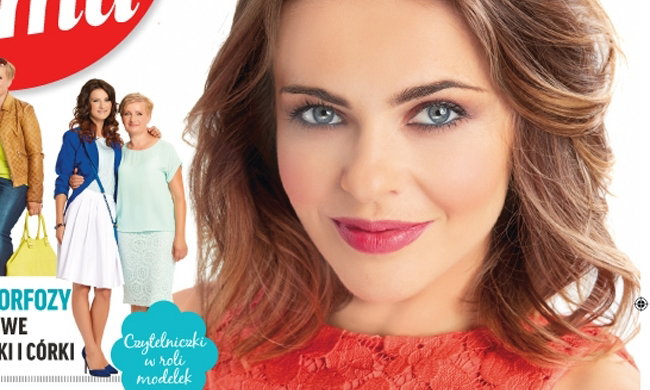 Edyta Herbuś na okładce "Pani Domu"