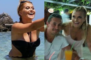 Katarzyna Skrzynecka i Mariusz Łopucki na wakacjach w Grecji