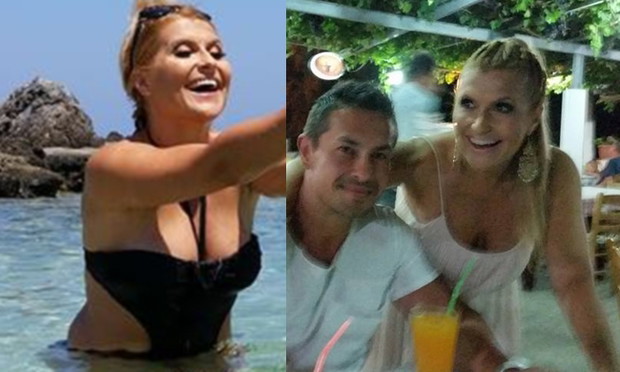 Katarzyna Skrzynecka i Mariusz Łopucki na wakacjach w Grecji