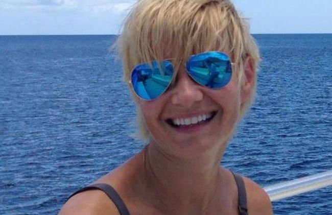 Małgorzata Kożuchowska na wakacyjnym rejsie